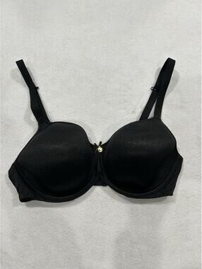 CHANTELLE Full Figure Norah Comfort Spacer T-shirt Black Size 36D